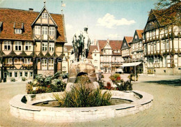 73072278 Wolfenbuettel Stadtmarkt Mit Herzog August Brunnen Altstadt Fachwerkhae - Wolfenbuettel