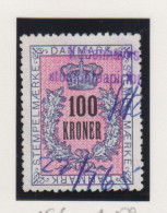 Denemarken Fiskale Zegel Cat. J.Barefoot Stempelmaerke Type 3 Nr.156 - Revenue Stamps