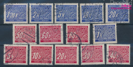 Böhmen Und Mähren P1-P14 (kompl.Ausg.) Gestempelt 1939 Portomarken (10351420 - Used Stamps