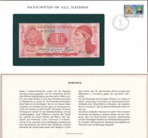 Honduras 1 Lempira Banknotes Of All Nations 1968 Pick 82c UNC (1)   (12710 - Altri – America