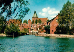 73072159 Moelln Lauenburg Muehlenteich St. Nicolai Kirche Moelln Lauenburg - Mölln