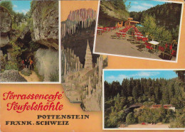 D-91278 Pottenstein - Terrassencafe Teufelshöhle - Fränk. Schweiz - Cavern - Nice Stamp - Pottenstein