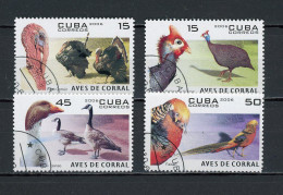 CUBA -  OISEAUX  N°Yt 4352+4353+4354+4355 Obli. - Gebraucht