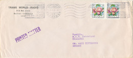 Lebanon Cover Sent Printed Matter To Switzerland Beyrouth 25-7-1973 (1 Of The Stamps Damaged) - Liban