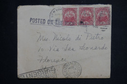 BERMUDES - Enveloppe Pour L'Italie En 1930 Via New York  - L 150166 - Bermudas