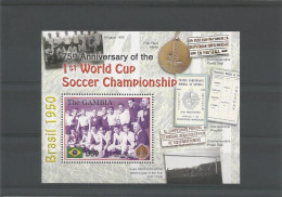 Gambia 2005 75th Anniv. Of 1st World Cup Soccer S/S Y.T. BF 635 ** - Gambie (1965-...)