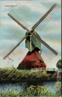 ! Alte Ansichtskarte Windmühle, Windmill, Moulin A Vent, Haastrecht, Niederlande, 1911 - Windmühlen