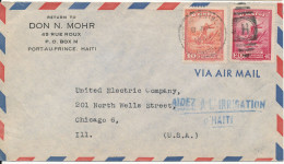 Haiti Air Mail Cover Sent To USA Port Au Prince 8-7-1948 - Haïti