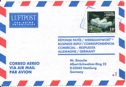 Haiti Air Mail Cover Sent To Germany 2001 Single Franked - Haiti