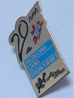 Pin's 20 Ans De Médecins Sans Frontières - Médical