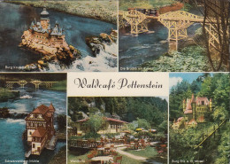 D-91278 Pottenstein - Waldcafe Pottenstein - Miniaturen - Burg Kaub - Burg Eltz - Mühle - Brücke - Nice Stamp - Pottenstein