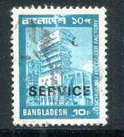 BANGLADESH- Service Y&T N°21B- Oblitéré - Bangladesch