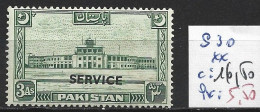 PAKISTAN SERVICE 30 ** Côte 16.50 € - Pakistan