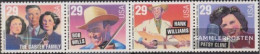 U.S. 2376II A,2397-2399 Quad Strip (complete Issue) Unmounted Mint / Never Hinged 1993 American Music History - Nuevos