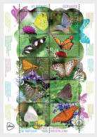 NETHERLANDS 2024 FAUNA Animals. Insects BUTERFLIES - Fine S/S MNH - Neufs