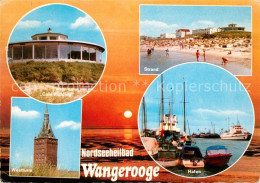 73071422 Wangerooge Nordseebad Westturm Hafen Strand Cafe Rudding Wangerooge Nor - Wangerooge