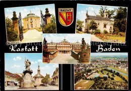 73071385 Rastatt Marktplatz Pagodenburg Einsiedler-Kapelle Rastatt - Rastatt