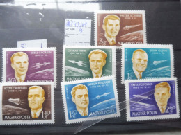 Hongrie Magyar Pa PA Poste Aerienne Aero 243/249 Mnh Neuf ** Espace Space Parfait Perfect - Nuovi