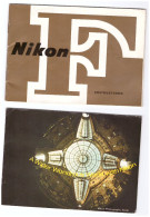 NIKON F - INSTRUCTION In Inglese + A WINDER WONDROUS WORLD WITH NIKON - Materiaal & Toebehoren