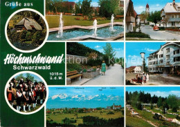 73070670 Hoechenschwand Teilansichten Promenade Alpenpanorama Minigolf Trachteng - Höchenschwand