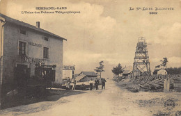 CPA 43 SEMBADEL GARE L'USINE DES POTEAUX TELEGRAPHIQUES - Otros & Sin Clasificación