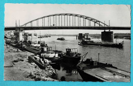 * Arnhem (Gelderland - Nederland) * (Carte Photo - Fotokaart) Rijnbrug, Pont, Bridge, Canal, Bateau, Péniche, Boat - Arnhem