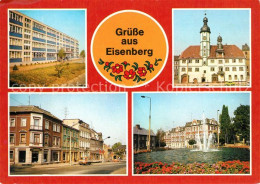 73070324 Eisenberg Thueringen Georg Kunze Oberschule Rathaus Ernst Thaelmann Pla - Eisenberg