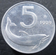 Italia - 5 Lire 1999 - Da Serie Zecca - Gig. 321 - KM# 92 - 5 Lire