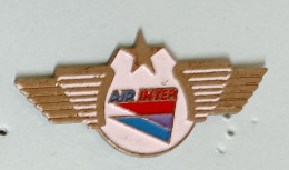 Pin's Avion Logo Air Inter - Avions