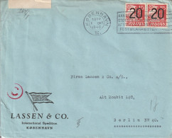 Danemark Lettre Censurée Pour L'Allemagne 1940 - Cartas & Documentos
