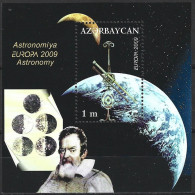 Cept 2009 Azerbaidjan Yvertn° Bloc 78*** MNH Cote 9,20 € L' Astronomie - 2009