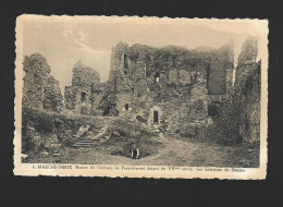 Marche Theux Ruines Du Chateau De Franchimont Vue Intérieur Du Donjon Htje - Theux