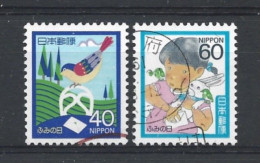 Japan 1986 Letter Writing Day Y.T. 1586/1587 (0) - Gebruikt