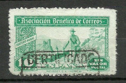 Espana Spain 1930ies GUERRA CIVIL Civil War Benefica De Correos O - Wohlfahrtsmarken