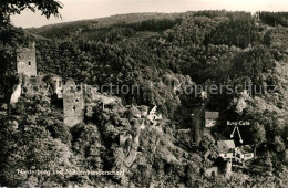 73068627 Niedermanderscheid Eifel Mit Niederburg Und Burg Cafe Niedermanderschei - Manderscheid