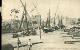 CPA - Tunisie - LA GOULETTE - Le Vieux Canal- Animation -Bateaux De Pêche* écrite En 1909 * 2 Scans - Tunisia