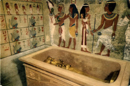 LOUXOR, EGYPTE - MORTUARY CHAMBER IN THE TOMB AT LUXOR -  LEHNERT & LANDROCK - - Louxor