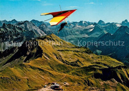 73068401 Drachenflug Drachenflieger Nebelhorn Oberstdorf  Drachenflug - Fallschirmspringen