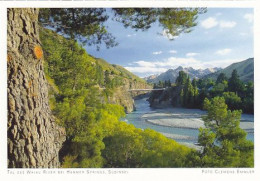 AK 205340 NEW ZEALAND - Tal Des Waiau River Bei Hanmer Springs  - Südinsel - Nouvelle-Zélande