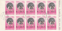 1972 - Médailles Olympiques Munich 72 / FULL X 10 - Full Sheets & Multiples