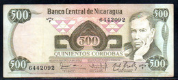 659-Nicaragua 500 Cordobas 1987 F644 - Nicaragua