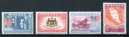 MALAISIE- Y&T N°80 à 83- Neufs Avec Charnière * - Federation Of Malaya