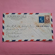 Lettre Par Avion De Paramaribo Pour Roordahuizum Friesland (lettre Tachée) - Surinam ... - 1975