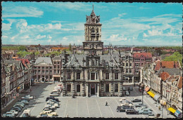 Netherland - Delft - City Townhall - Cars - Opel Rekord P1 - VW Käfer - Mercedes Ponton - Delft