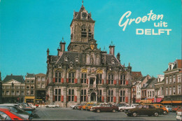 Netherland - Delft - City Townhall - Cars - Ford Capri I - DAF - VW Käfer - Fiat - Delft