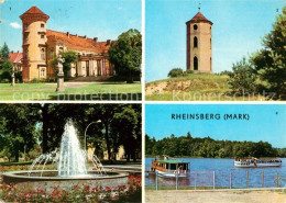 73066531 Rheinsberg Schloss Leuchtturm Springbrunnen Rheinsberger See Rheinsberg - Zechlinerhütte