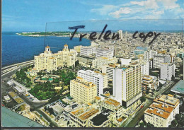 Kuba, Cuba, Havanna, Habana, Panorama, Gelaufen, Described - Cuba
