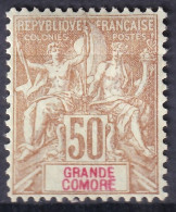 Grande Comore, 1907-07  Y&T. 19, (*) - Unused Stamps
