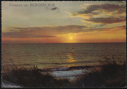 Netherland - Bergen (N.H.) Groeten - Sundown - Sonnenuntergang - Nice Stamp - Alkmaar