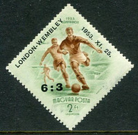 HUNGARY 1953 Football Victory Overprint MNH / **.  Michel 1340 - Ungebraucht